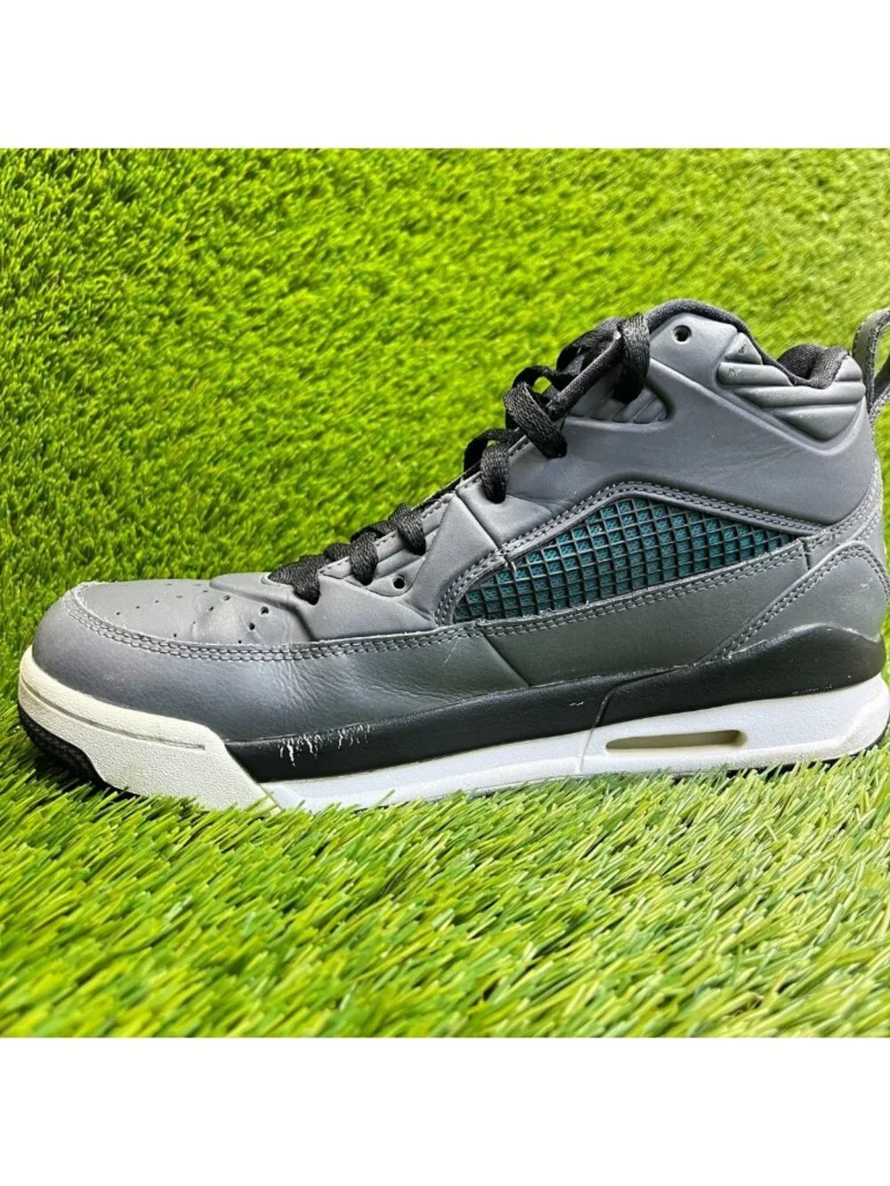Nike Air Jordan Flight 9.5 Boys Size 7Y Gray Athletic Basketball Shoes Sneakers